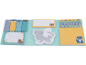 Animal-themed sticky note set, including cats, dogs, and bears.