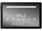 Tablet with screen on showing time, battery percentage, and the VALE logo.