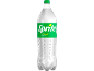 Sprite lemon-lime flavored soft drink in a transparent bottle.