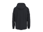 Dark grey hoodie, back view