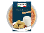 Ricotta dessert with amaretti and salted caramel, 110g packaging.