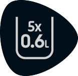 Seal: 5x 0.6L