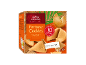 Box of Chinese style fortune cookies, 10 pieces, 60g, with the message 'Today is your day!'
