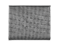 Gray square piece of fabric with an embossed pattern, folded on a black background.
