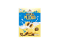 Cereal box with milk chocolate pillows, Fairtrade cocoa, and nutritional information.