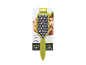 Green grater for cheese, garlic, and veggies, made of stainless steel.