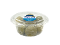Green olives pitted with cheese, marinated with lemon, 150g.
