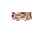 Two tiramisu ice cream cups on packaging with brown and beige wavy stripes.