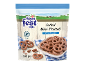 Pouch of salted mini pretzels with milk chocolate, 140 g.