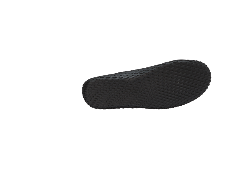 Black shoe sole with a textured pattern.