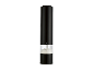 Black electric salt or pepper grinder with a transparent chamber filled with salt.