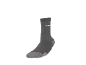 Grey sports sock with red details and 'PARKS' text.