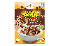 Pack of crispy cocoa and caramel flavored cereals featuring a tiger design.