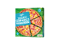 Two thin crust stonebaked ham and pineapple pizzas, with 13-14 min cooking time on packaging.