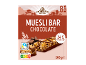Pack of 8 chocolate muesli bars, with 24% milk chocolate and Nutri-Score C.