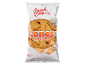 Bag of bacon and cheese flavored cone-shaped chips, with 'Snack Day' text.