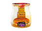 Full fat yogurt with a layer of peach preparation, 135 g
