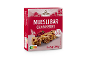 Crownfield muesli bars with cranberry, 8-pack.