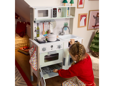 LUPILU Wooden Play Kitchen