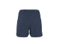 Dark blue men's shorts with an elastic waistband.