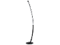 Black curved LED desk lamp