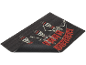 Halloween mat with dancing skeletons and 'HAPPY HALLOWEEN' inscription.