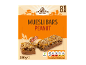 Peanut muesli bars, 8-pack, 200g, with nutritional information.