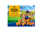 Chicken nuggets in the shape of Paw Patrol characters, 6 pieces, 300g.