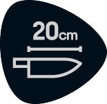 20 cm blade length