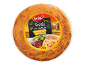Spanish omelette with chorizo, 500 g packaging featuring an omelette slice and chorizo slices.