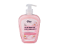 Pink liquid hand soap with almond blossom fragrance, moisturising and pH-skin neutral.
