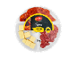 Tapas platter with fuet, chorizo, and cheese cubes, 80 g
