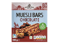 Box of chocolate muesli bars, 8 bars, no added sugar, 200g.