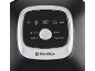 Digital control panel of an air fryer with cooking options and temperature display.
