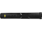 Black battery pack with the inscription «PRESS» and an arrow.