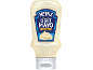 Squeezable bottle of light mayonnaise, 60% less fat, with a blue label.
