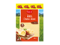 XXL Edam cheese slices, mild, 16 slices, 500g, with a countryside background.
