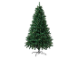 Artificial Christmas tree with a metal stand on a black background