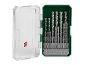 Concrete drill bit set in a green case, with dimensions 6, 8, and 10 mm.