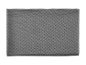 Grey drying mat with a mesh-like texture.