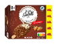 Chocolate almond ice cream sticks in a pack, 8 pieces, Nutri-Score E