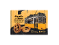 Box of Pastéis de Nata with a Lisbon tram and the text 'A Traditional Portuguese Product'.