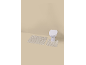 Beige striped bathroom mat set with a toilet.