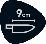 9 cm blade length