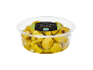 Deluxe lemon verbena olives with basil infused oil, 150g