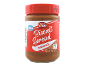 New biscuit spread, smooth texture and vegan label.