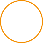 Empty orange circle.