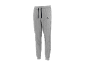 Men's grey sweatpants with dark drawstring and logo.