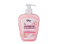Pink liquid hand soap with almond blossom fragrance, moisturising and pH-skin neutral.