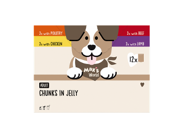 MAX'S WORLD MAX & MILA’S WORLD Dog Food Jelly Pouches